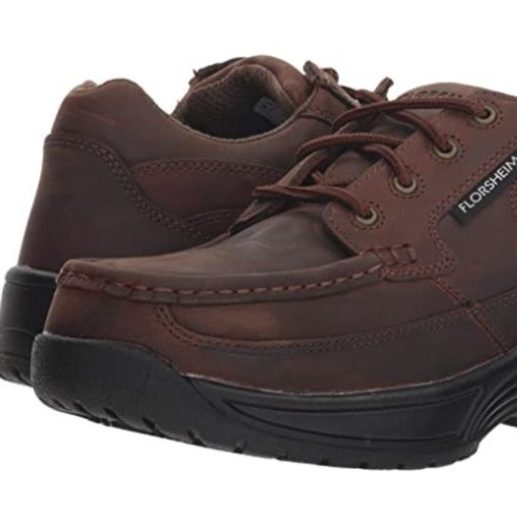 Florsheim Work Men's FS2430 Slip-Resistant Work Shoe 7.5 100% Leather Brand New! - Picture 1 of 4